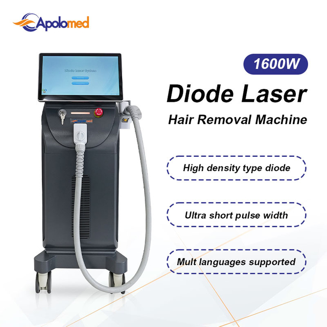 Apparecchiatura laser a diodi a 3 lunghezze d'onda approvata dalla FDA per la depilazione laser permanente verticale